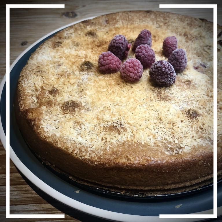 moelleux coco framboise chocolat blanc